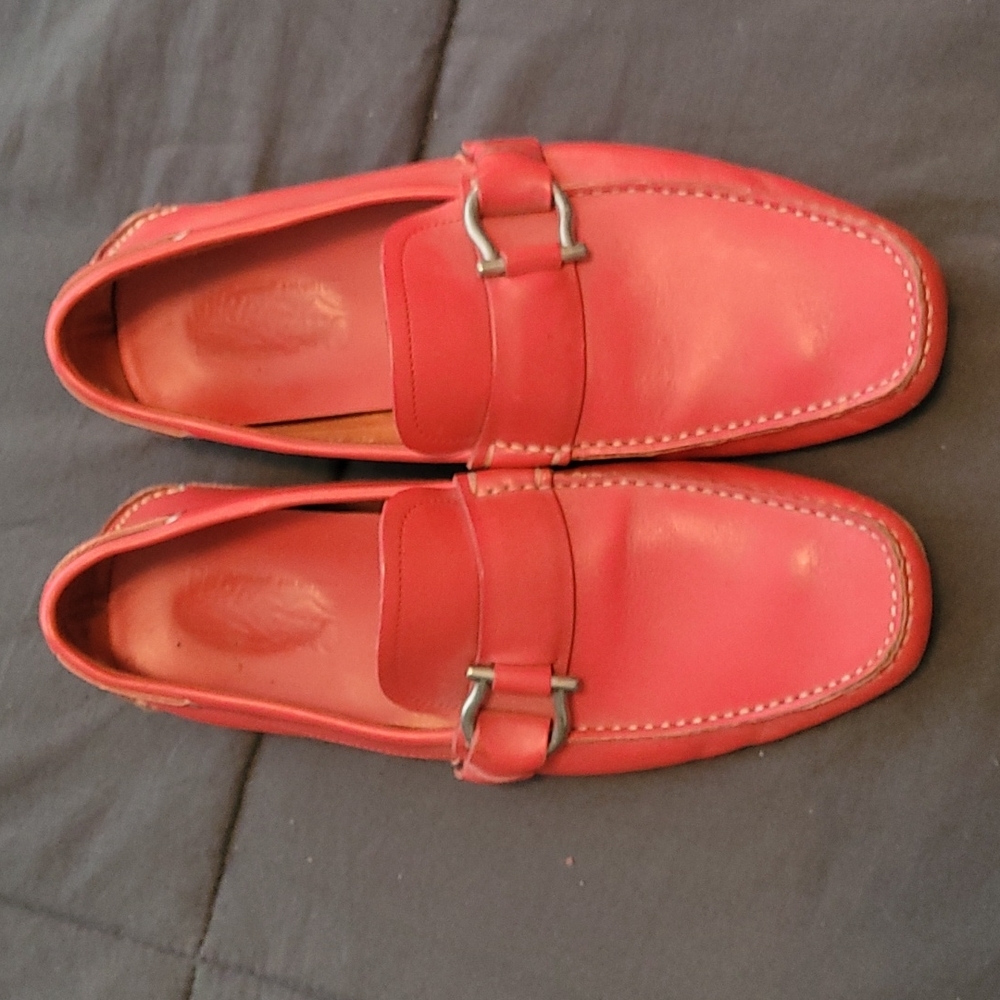 Salvatore Ferragamo red drivers
